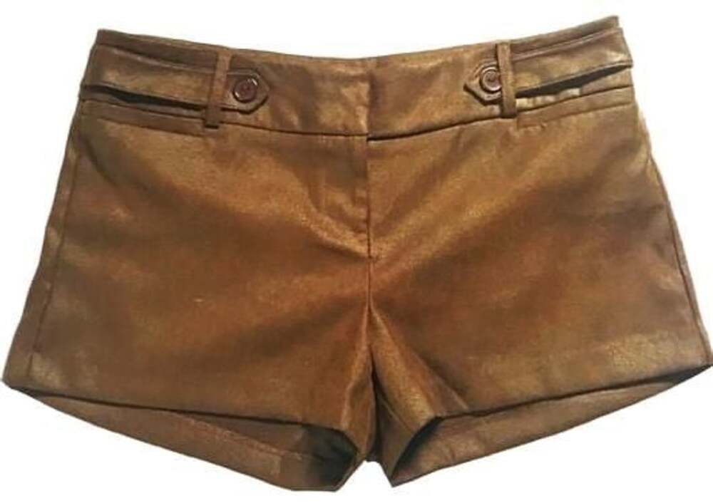 🍫Chocolate Brown Coated Dressy Shorts